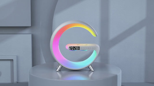 Digital Led Wireless Charger Speaker